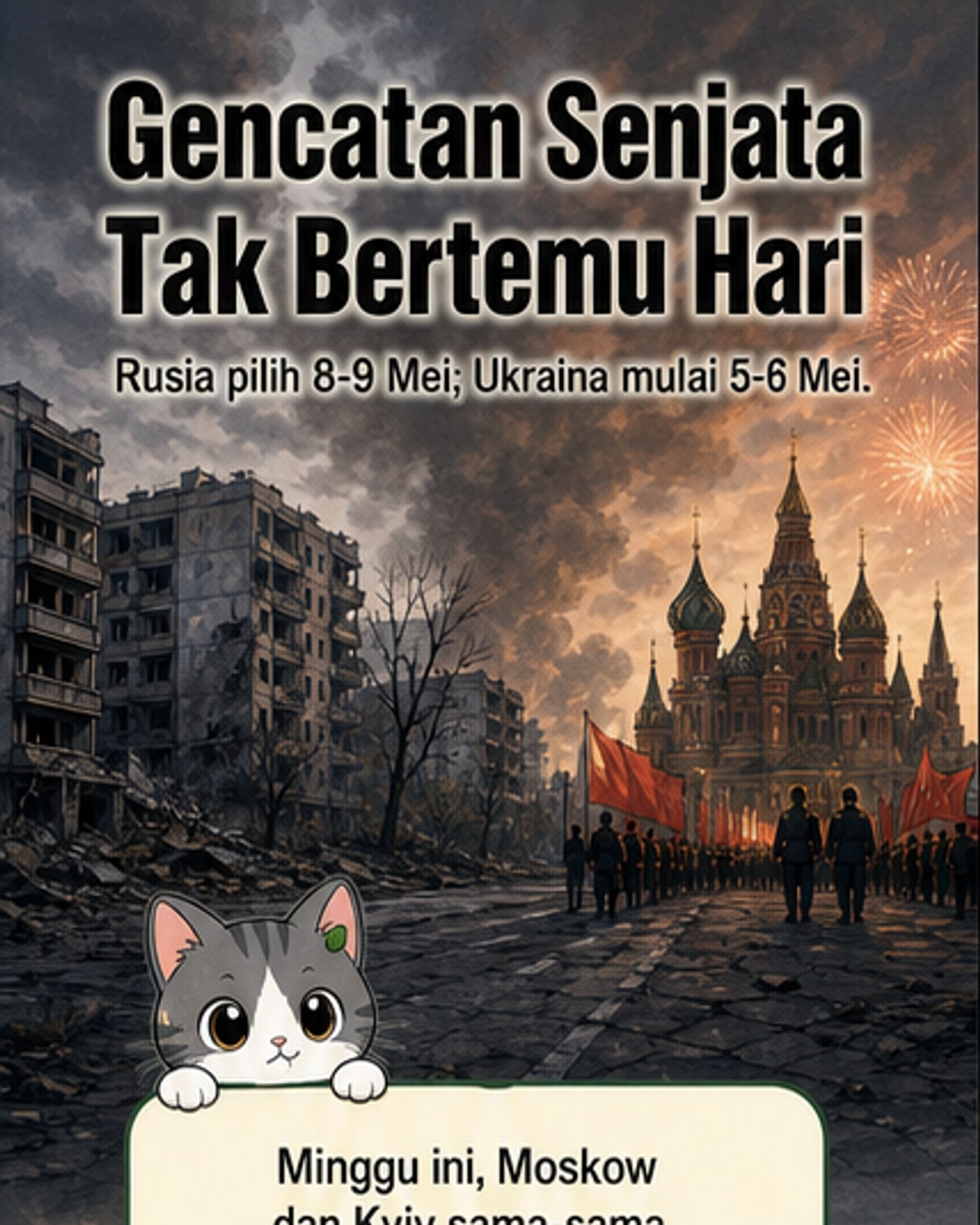 Gencatan Senjata Rusia-Ukraina Hari Berbeda