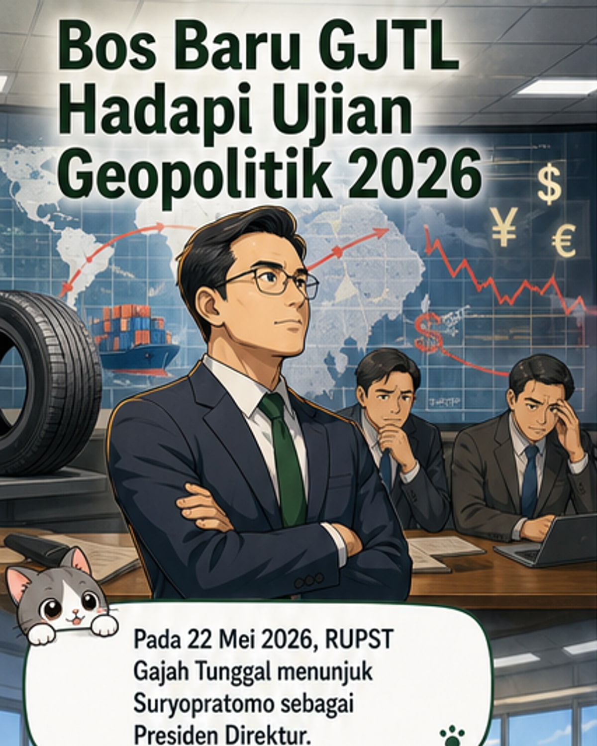 Pemimpin Baru Gajah Tunggal Hadapi Risiko Global