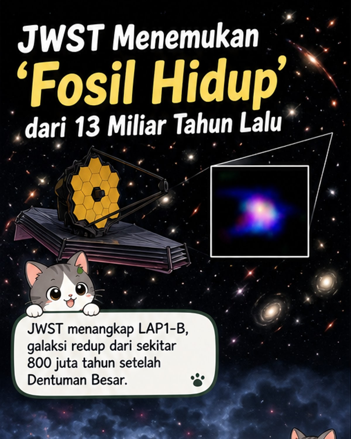Galaksi kuno 'fosil hidup' terungkap