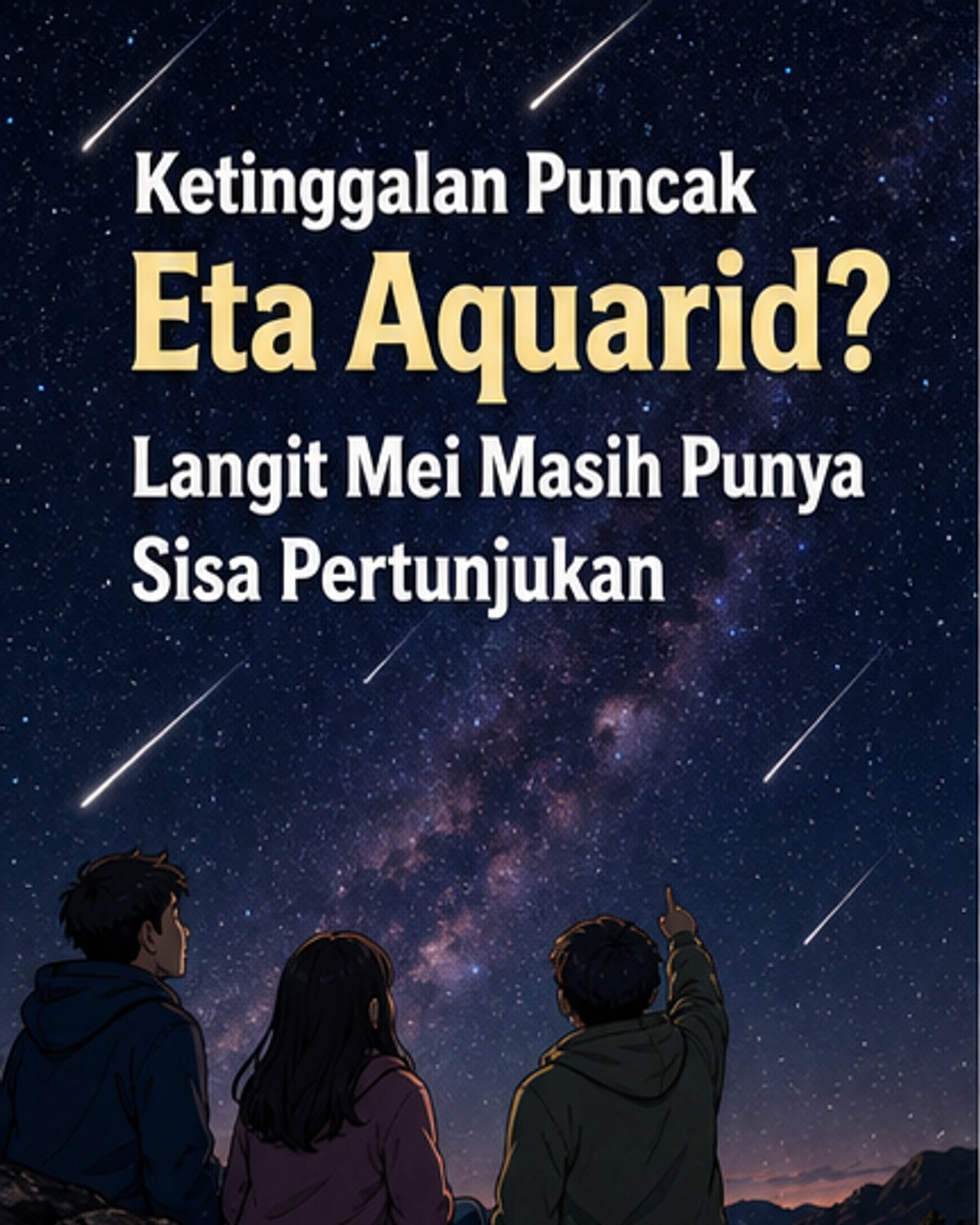 Hujan Meteor Eta Aquarid Masih Bisa Dilihat