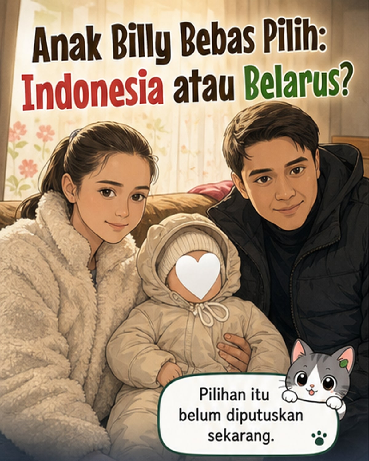 Billy Syahputra Serahkan Pilihan Kewarganegaraan untuk Anak