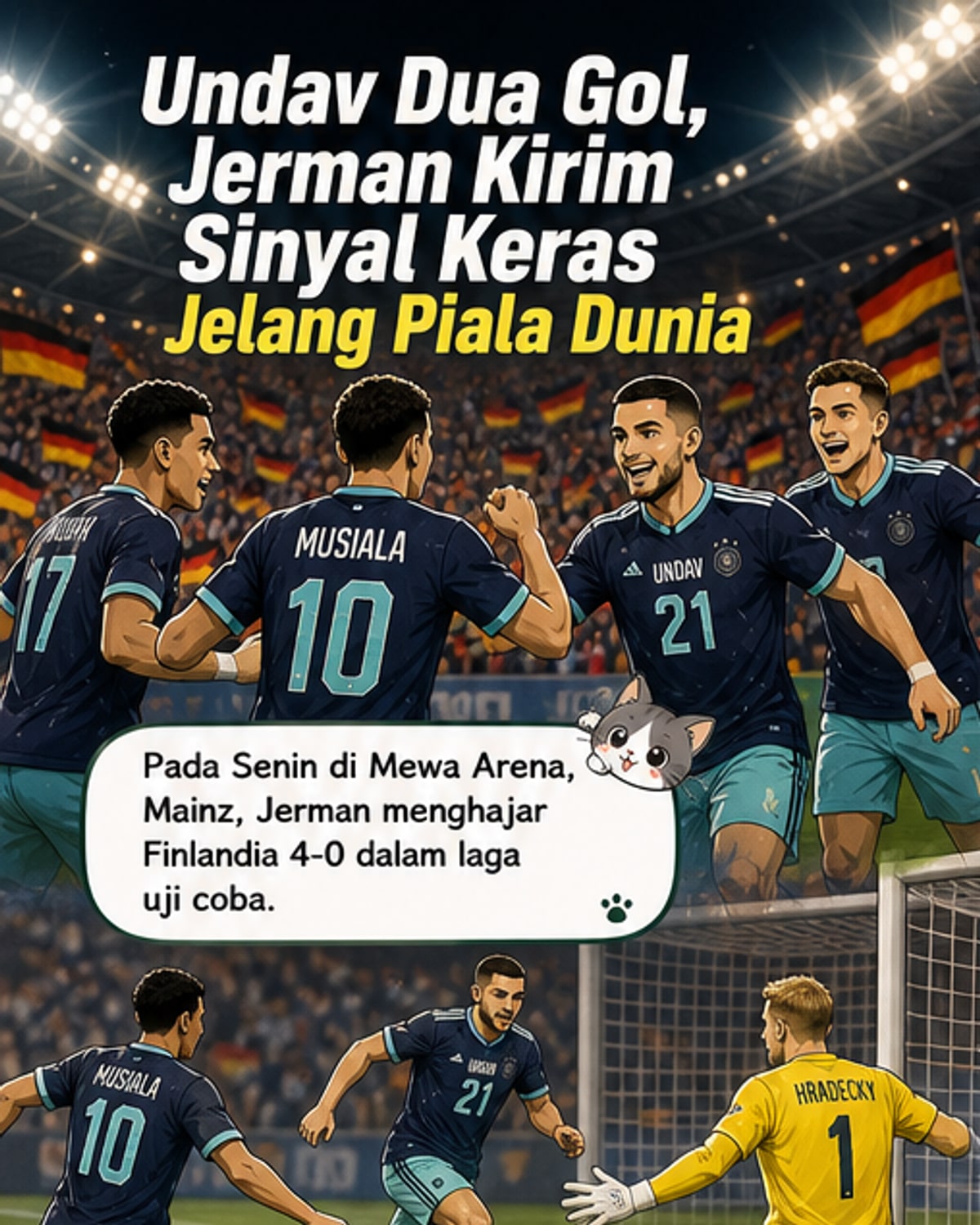 Jerman Hancurkan Finlandia 4-0