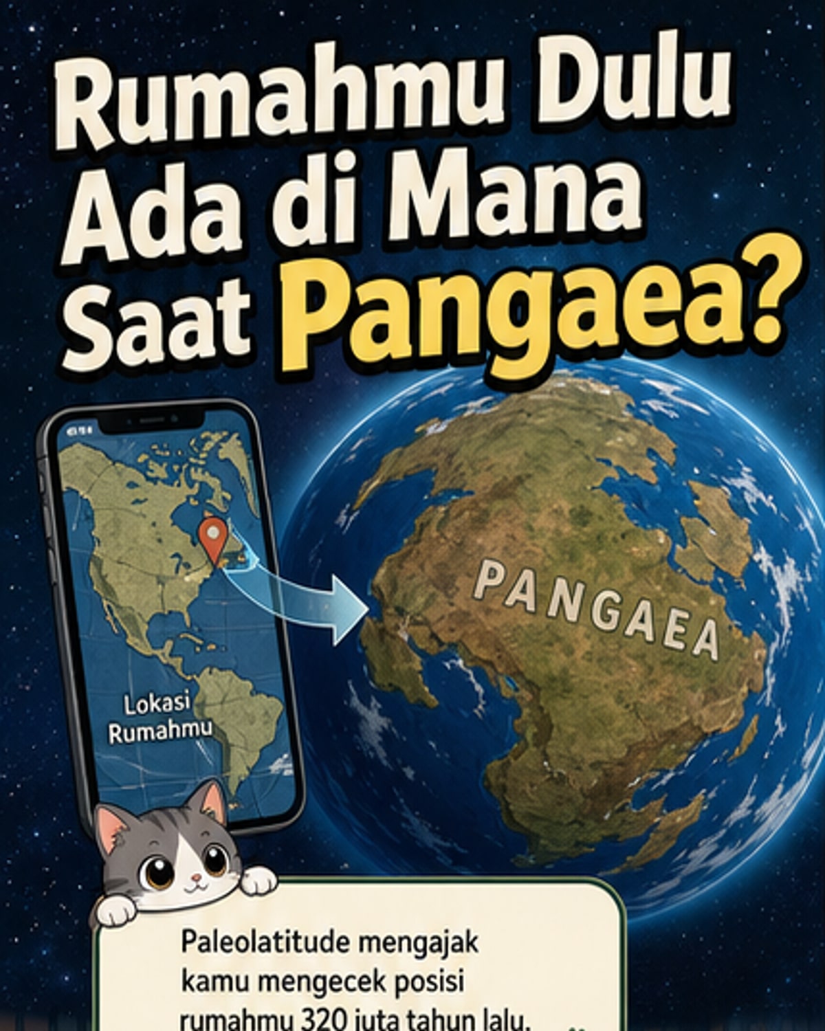 Rumahmu 320 juta tahun lalu ada di mana?