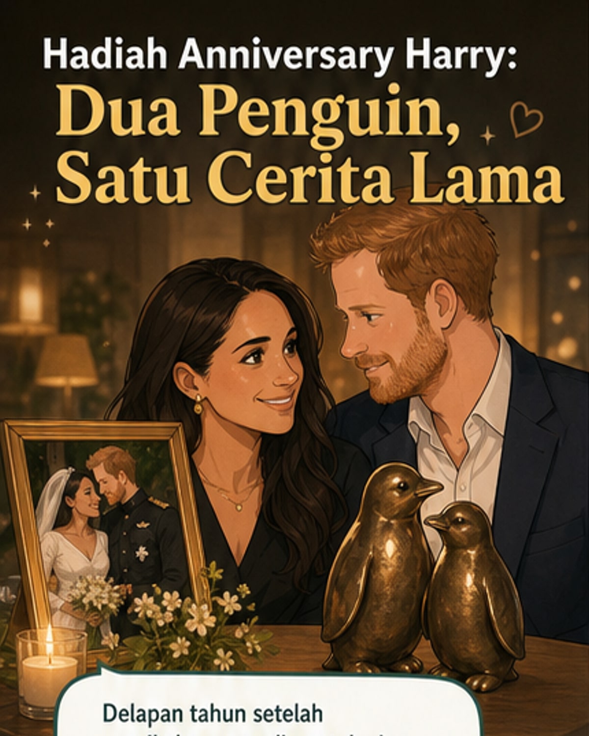 Hadiah 8 Tahun Nikah Harry untuk Meghan