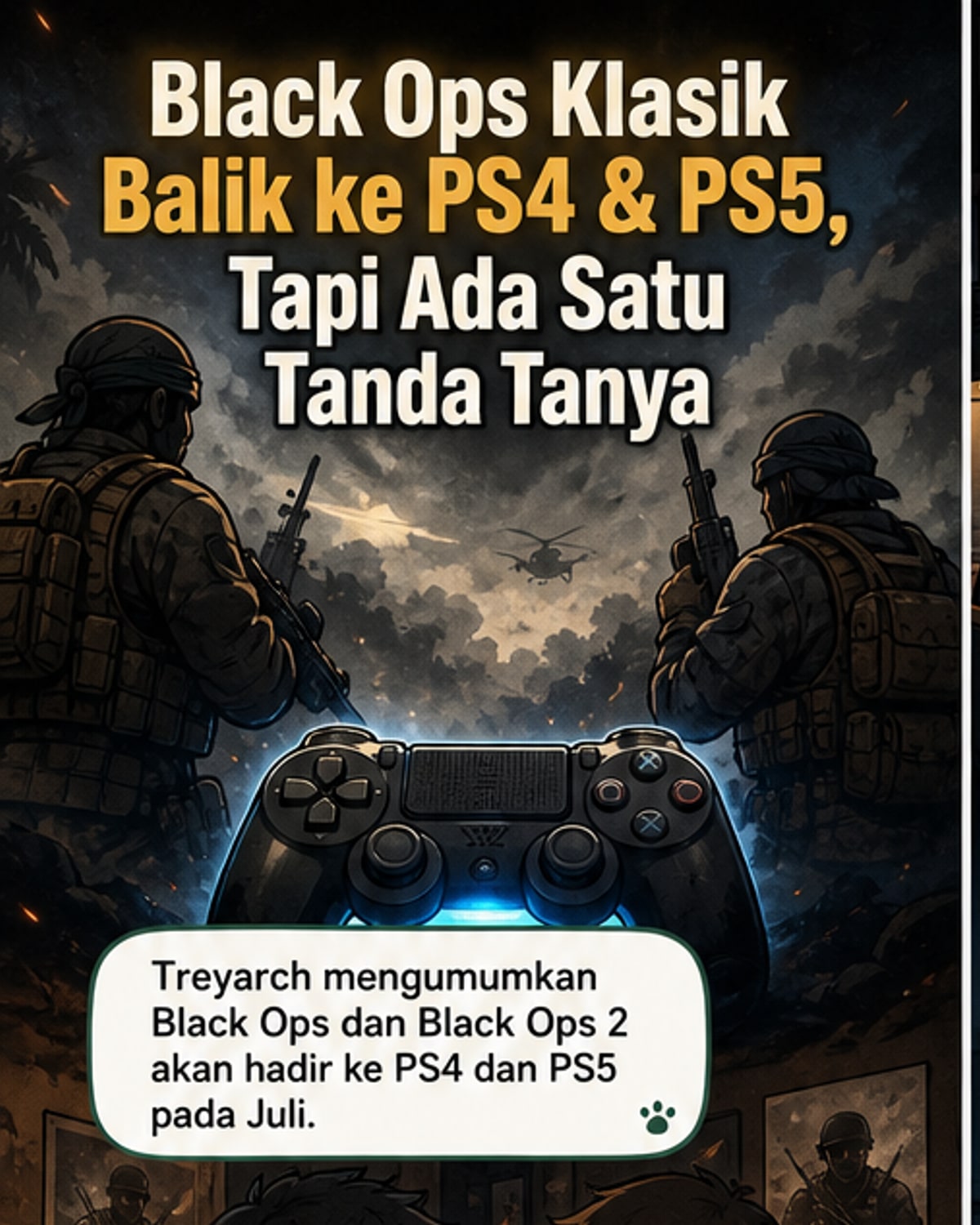 Black Ops & 2 Hadir di PS4/PS5