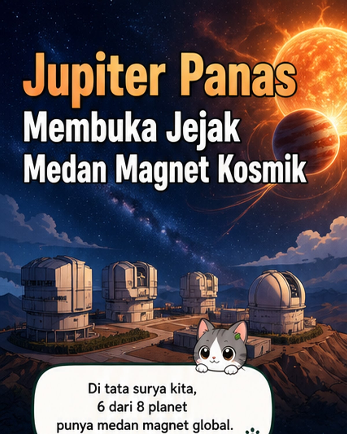 Medan magnet dari planet ekstrem terdeteksi