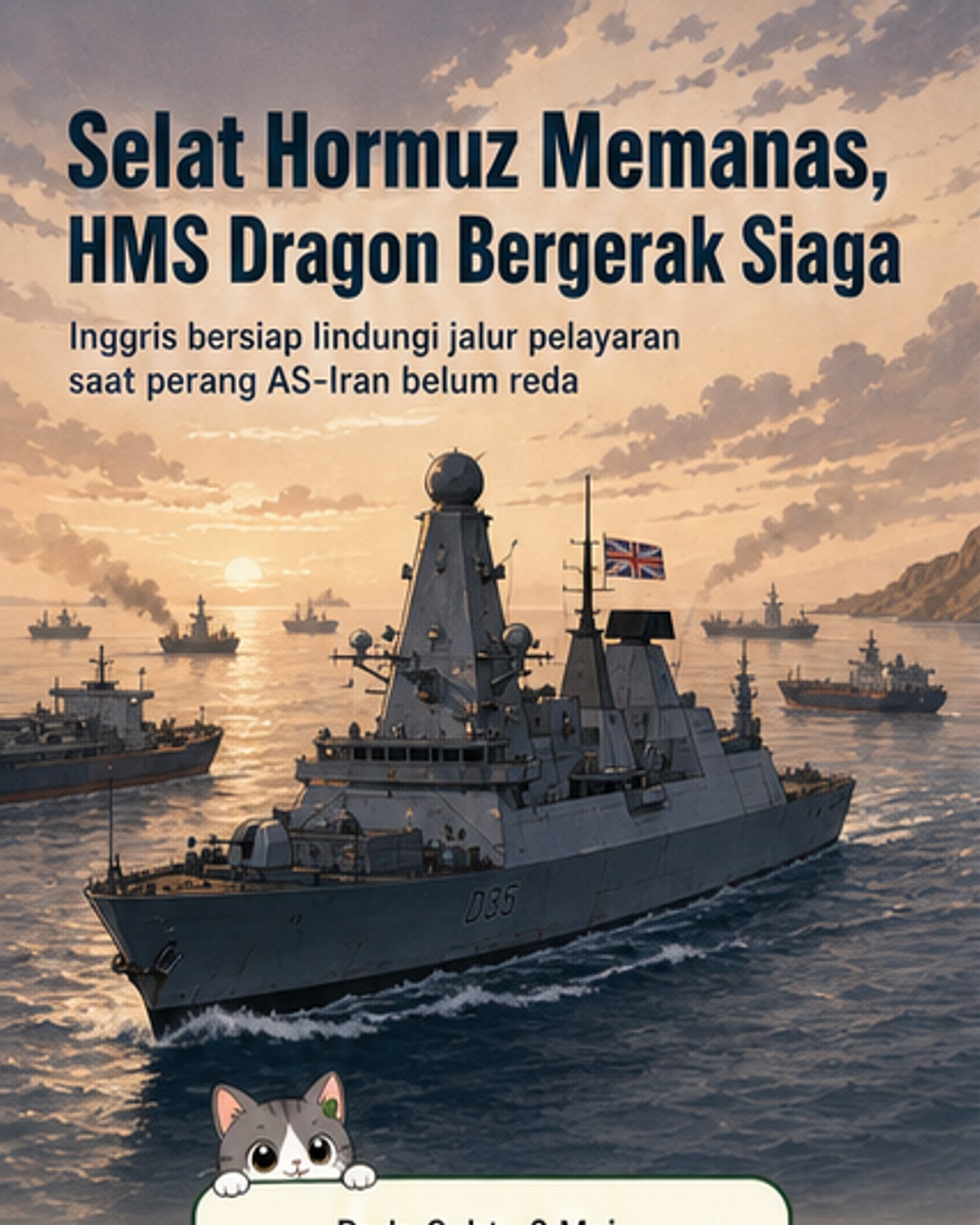 Inggris Kerahkan Kapal Perang ke Selat Hormuz
