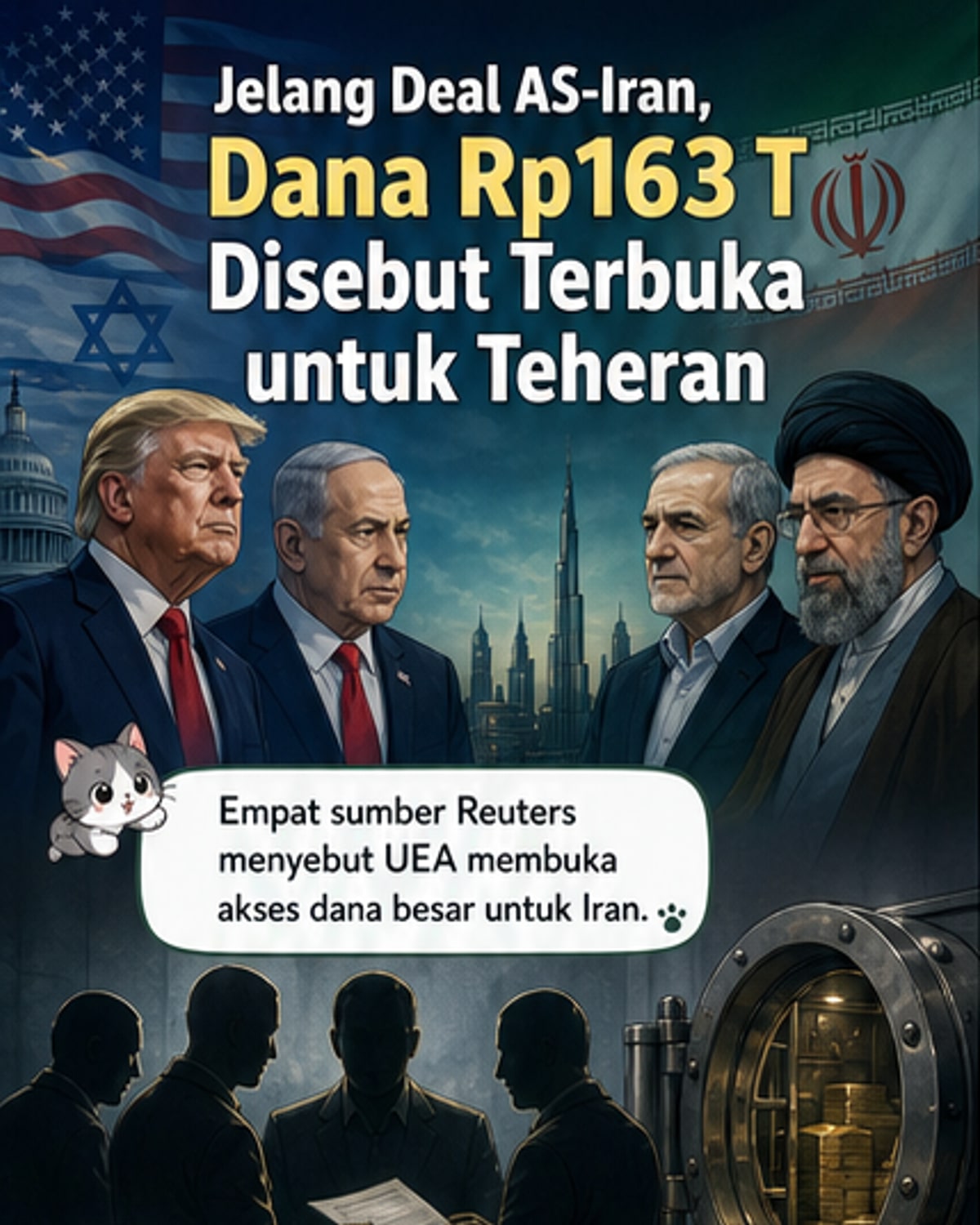 Uang Rp163T Dikabarkan Cair ke Iran