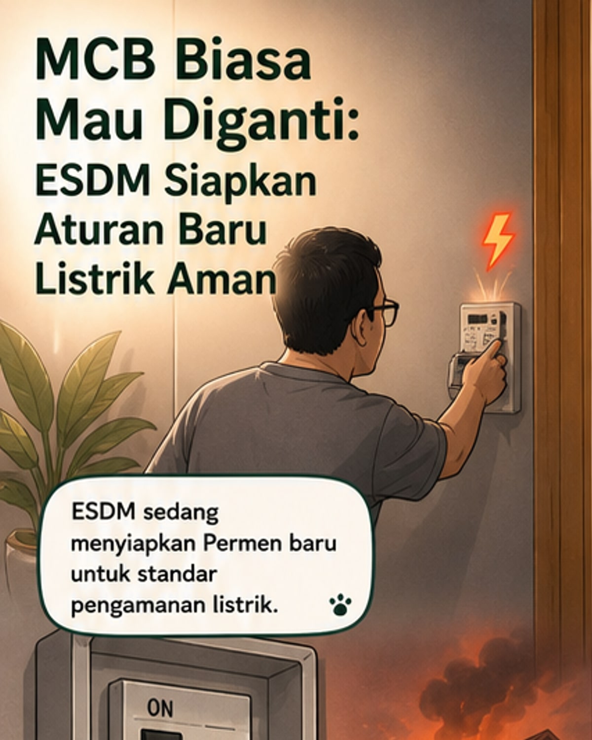 Pemerintah Dorong Ganti MCB ke RCBO