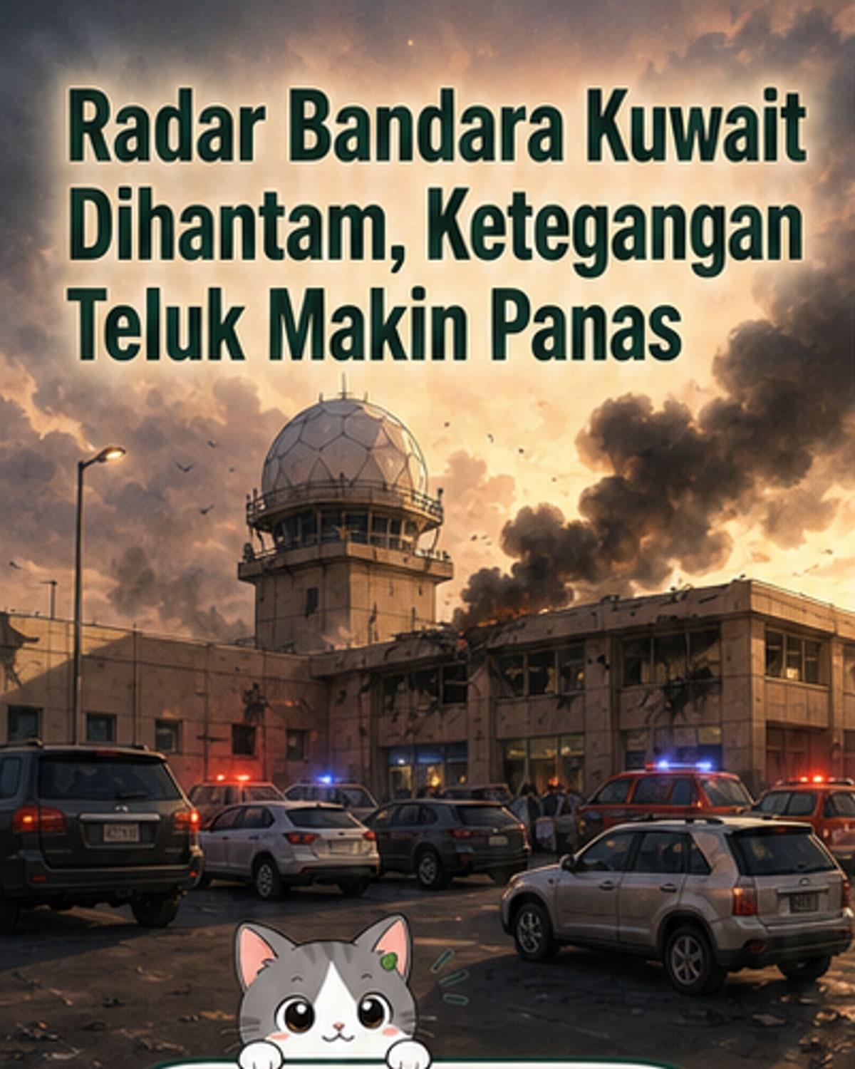 Iran Serang Fasilitas Bandara Kuwait