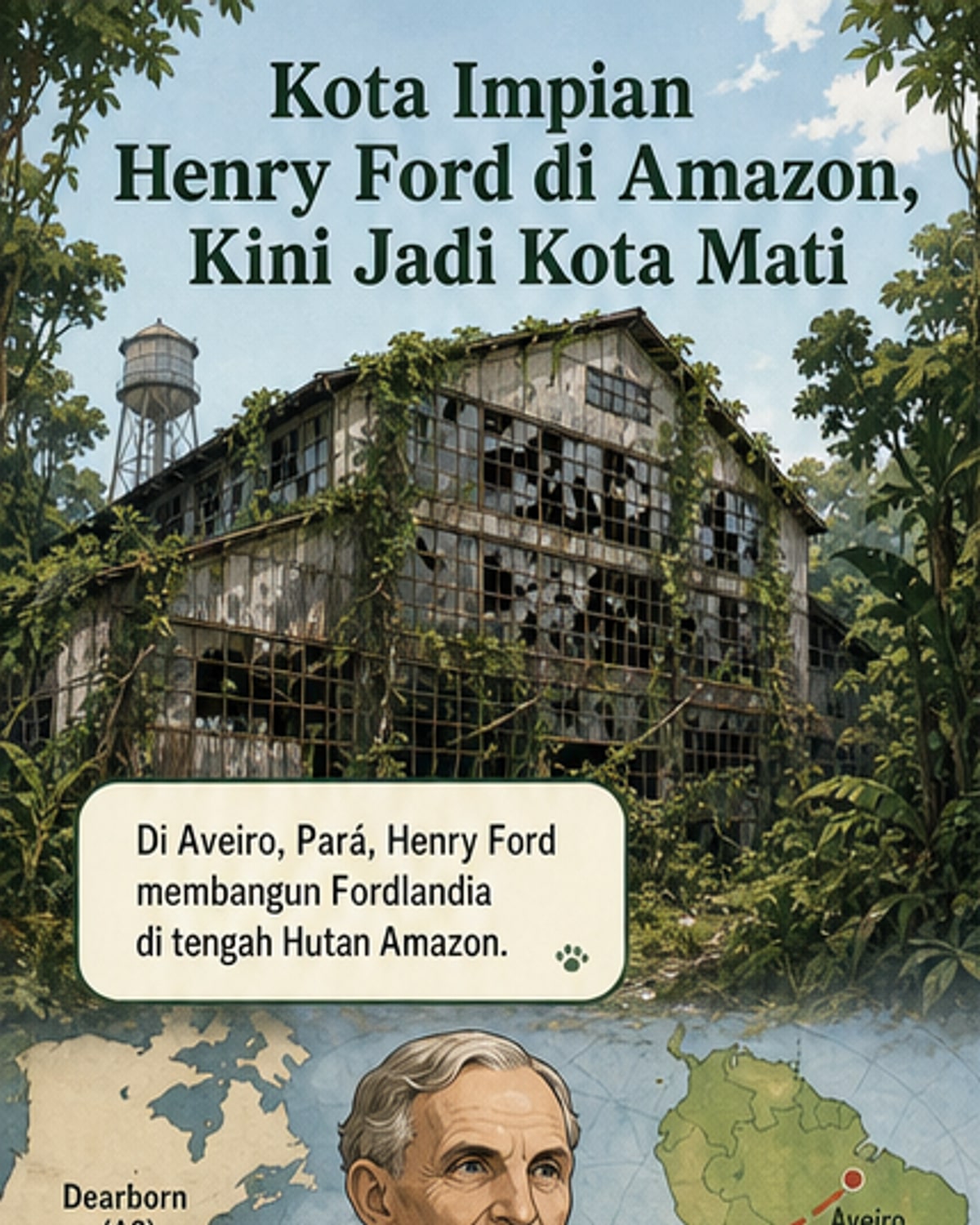 Kota Mati Fordlandia di Amazon