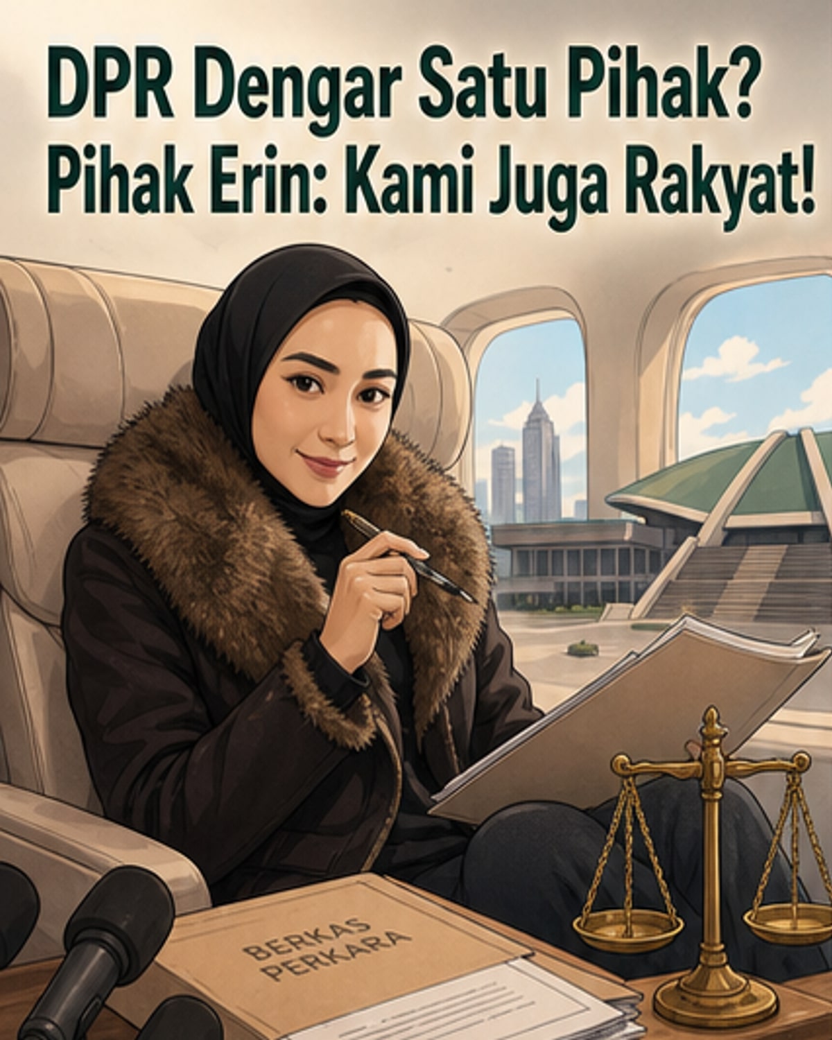 Erin Wartia vs DPR soal Kasus Eks ART