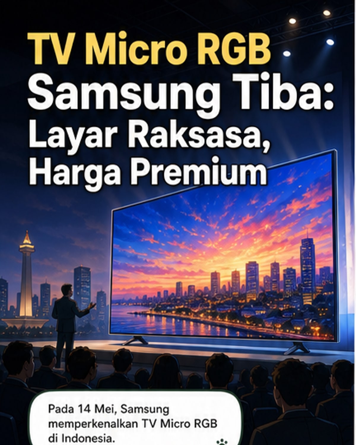 Samsung Luncurkan TV Micro RGB di Indonesia