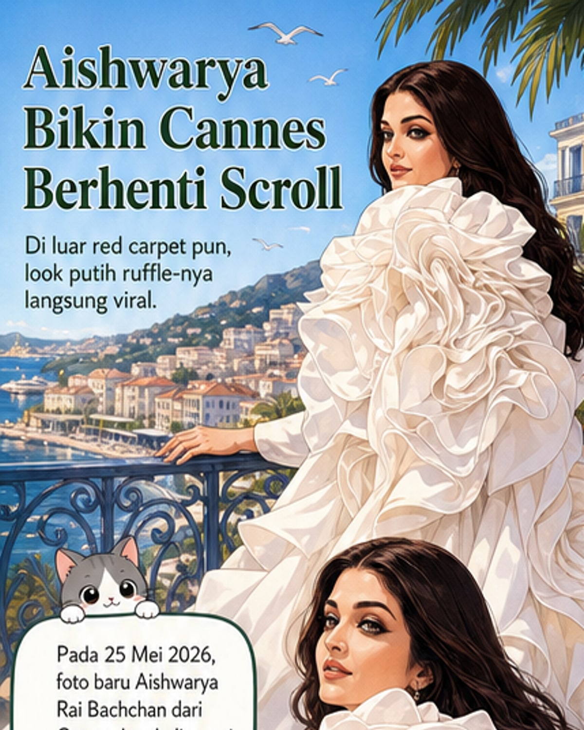 Aishwarya Rai di Cannes 2026