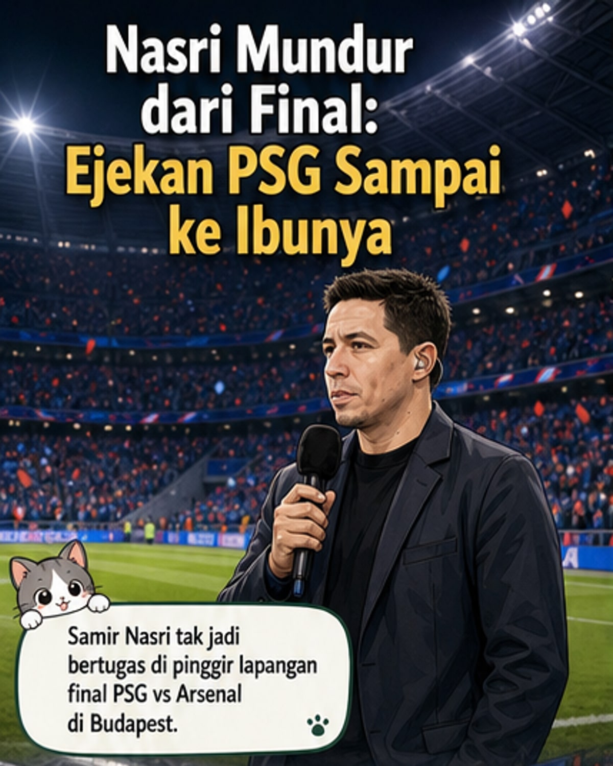 Nasri mundur dari siaran final Liga Champions