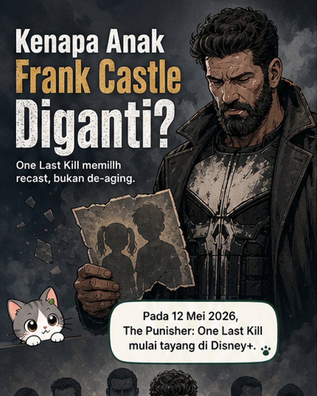 Alasan Marvel Recast Anak Frank Castle