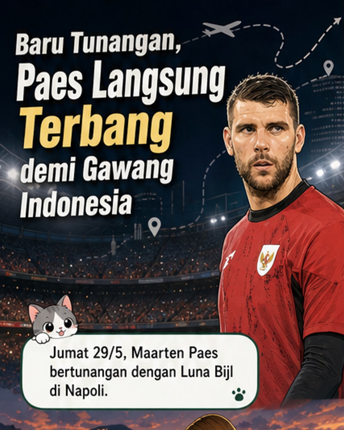 Paes Terbang ke Jakarta Usai Tunangan demi Timnas
