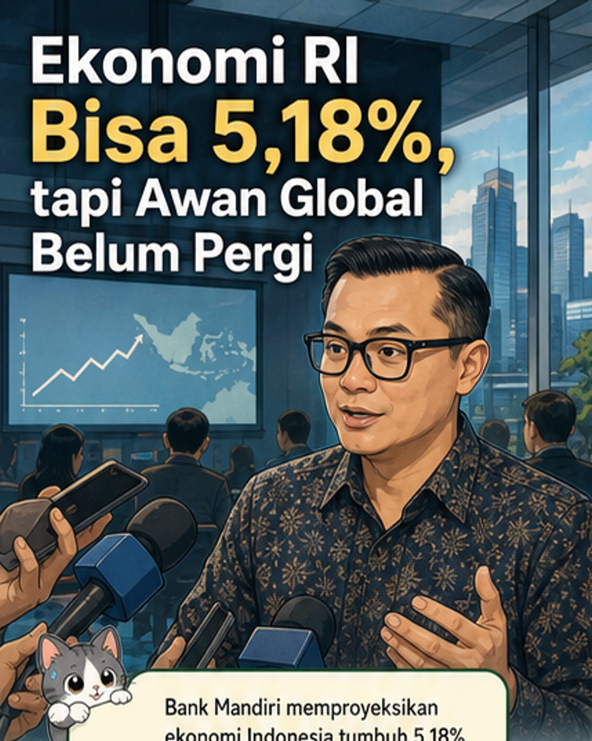 Ekonomi RI Diproyeksi Tumbuh 5,18%