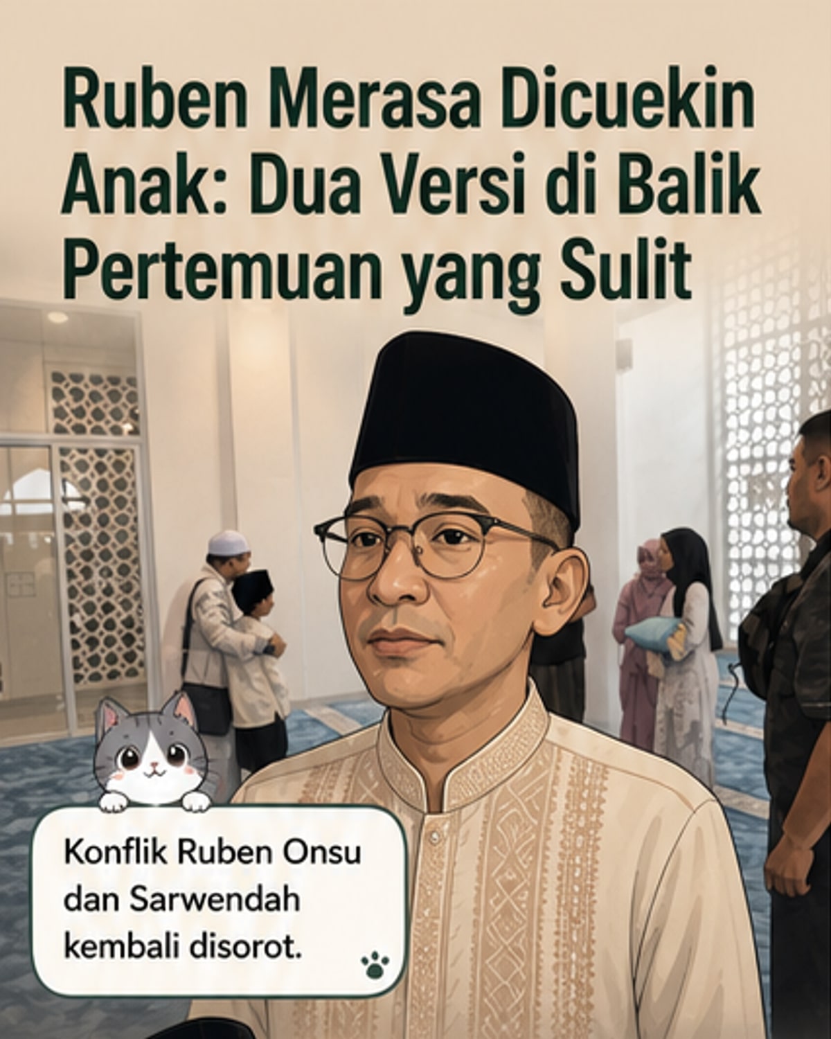 Ruben Onsu Kesulitan Temui Anak