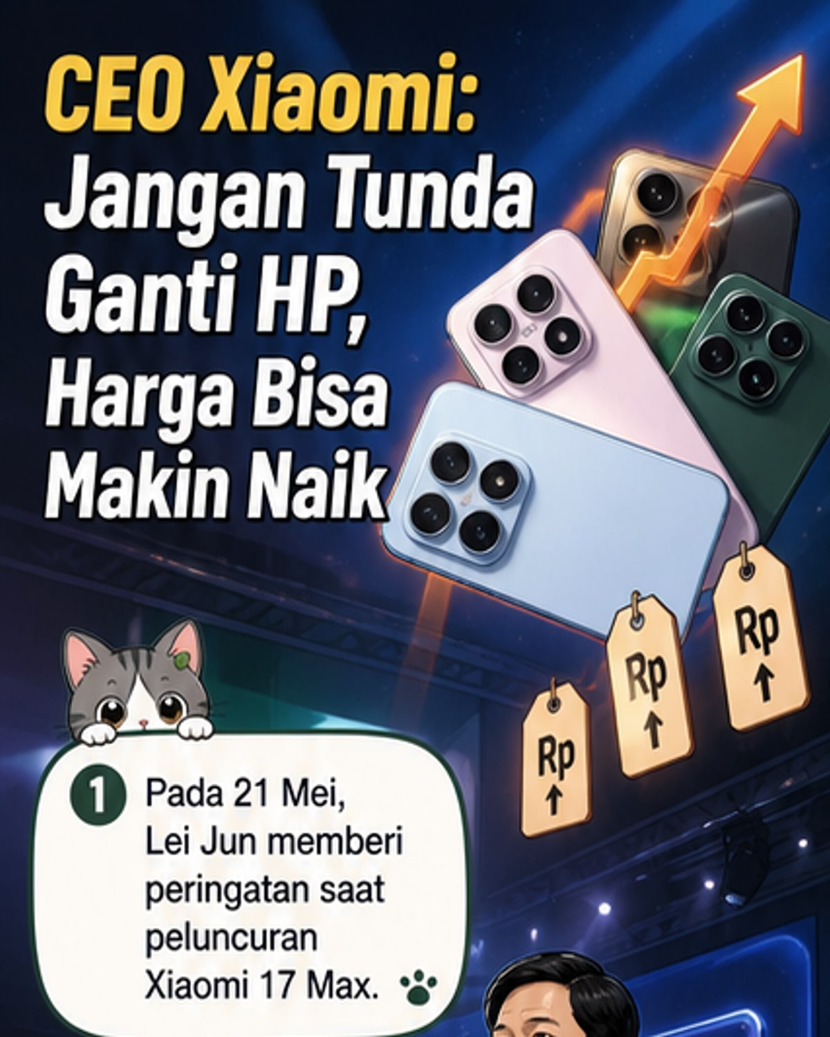 Jangan tunda beli HP baru, harganya bisa terus naik