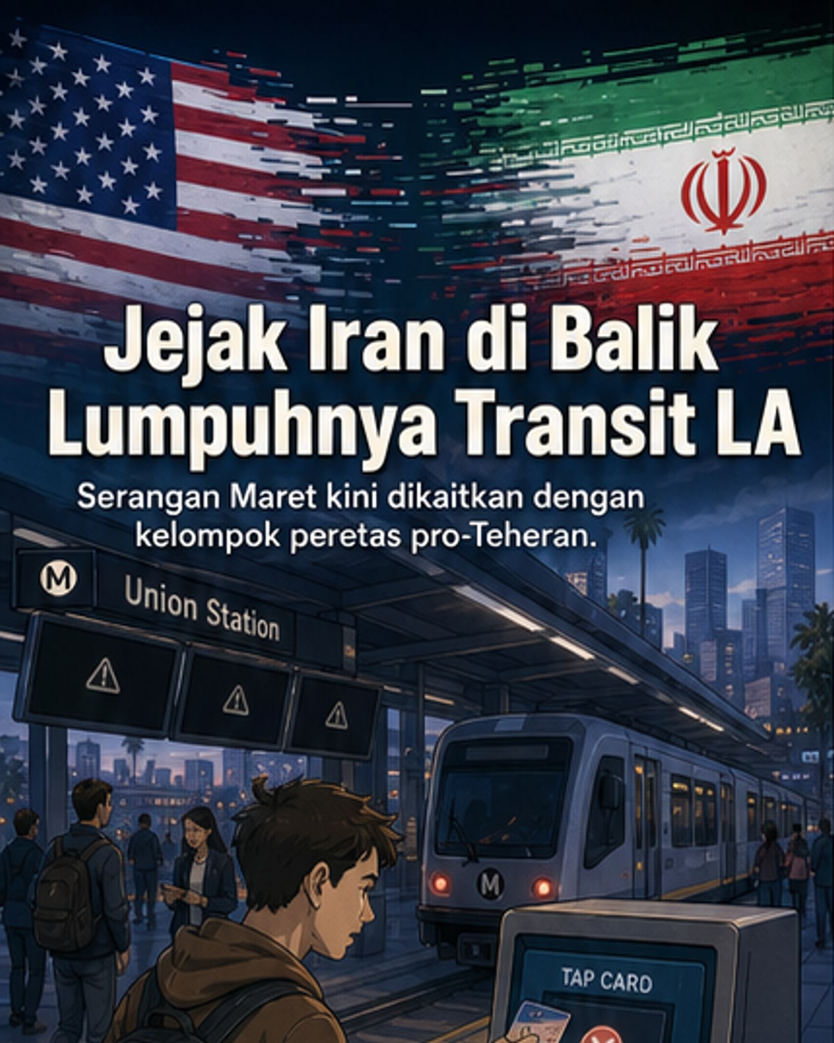 Serangan Siber Iran Curi 700GB Data LA