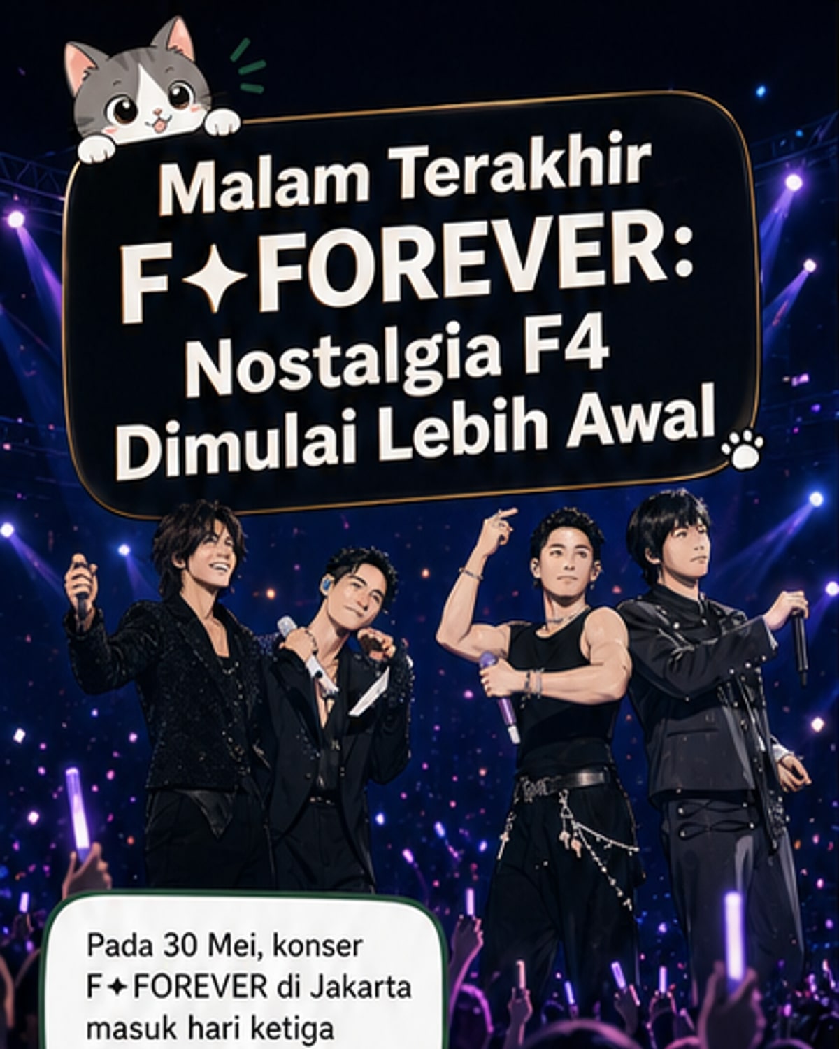 F4 Reuni Akhirnya Tiba di Jakarta