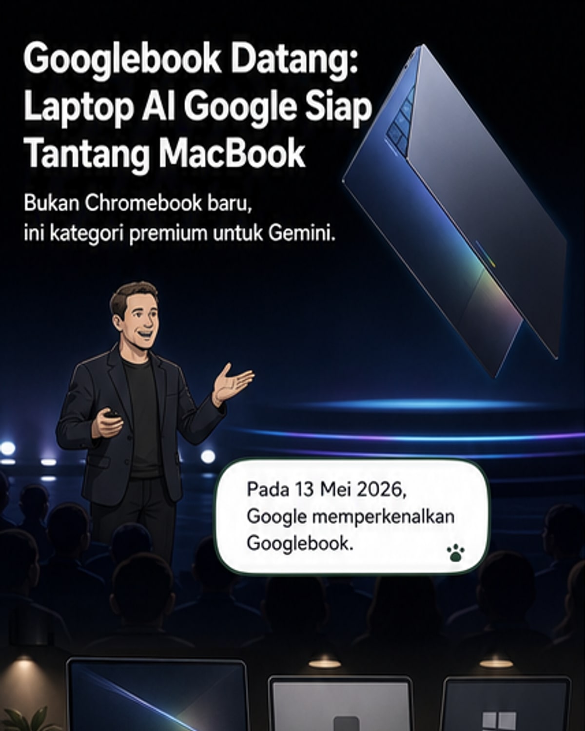Googlebook Hadir, Saingi MacBook?