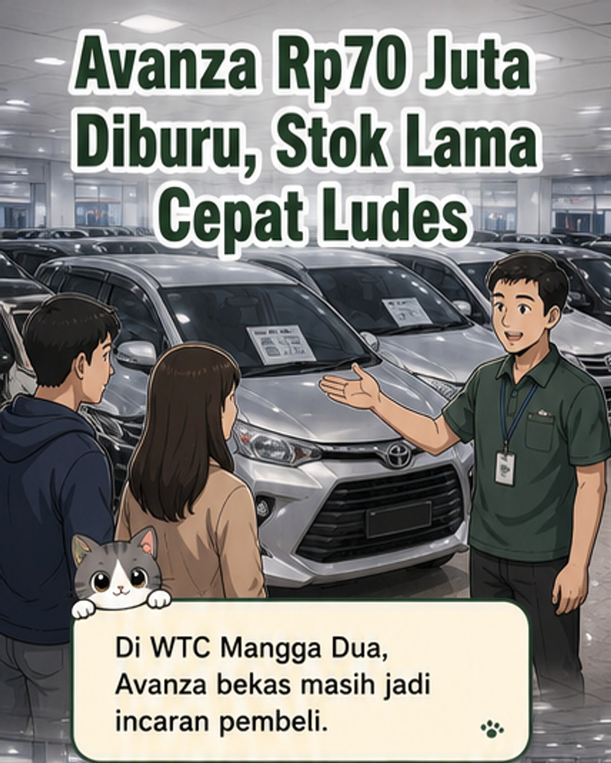 Avanza Bekas Rp70 Juta Ludes dalam Hitungan Jam