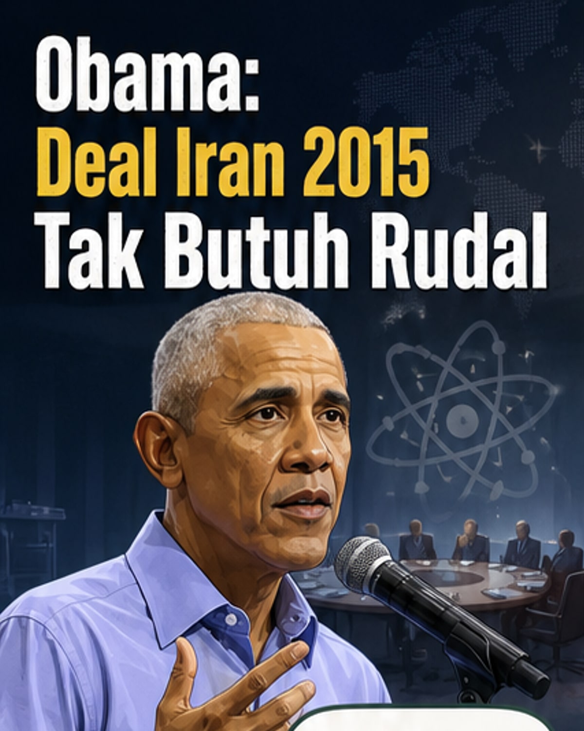 Obama: Tak Perlu Bunuh Banyak Orang untuk Capai Kesepakatan Iran