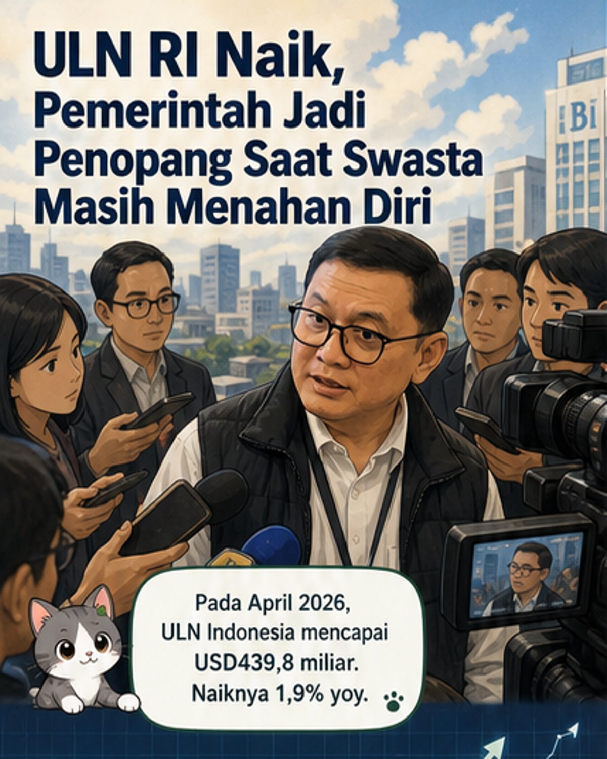 Utang RI Naik, Didorong Pemerintah