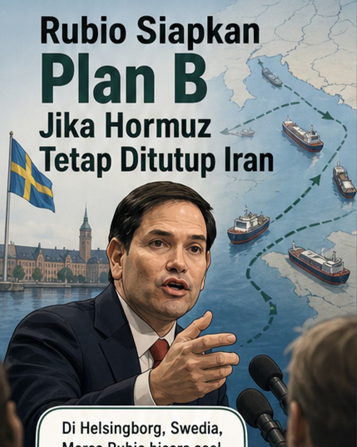 AS Siapkan Rencana Cadangan untuk Selat Hormuz