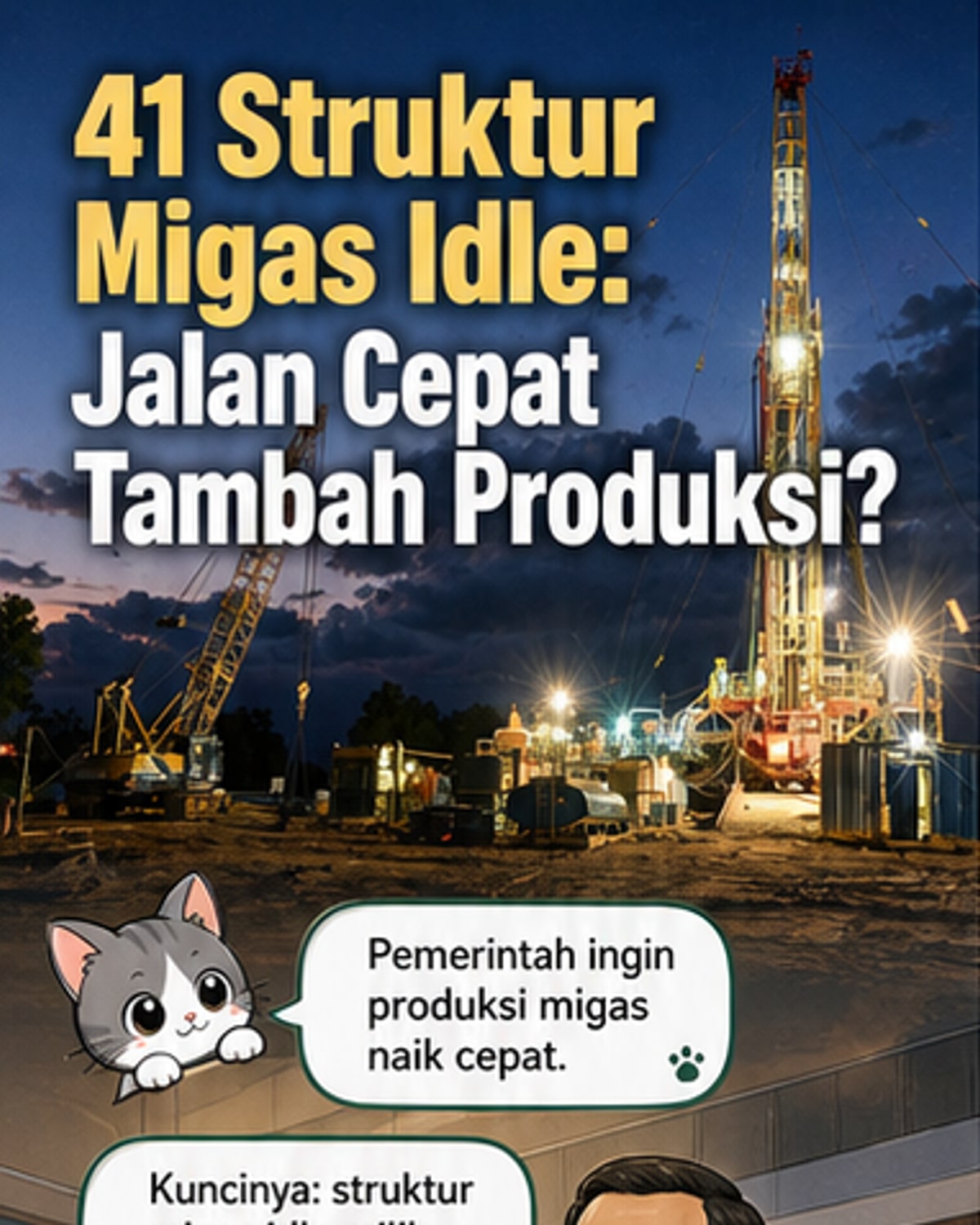 Pemerintah Buka 41 Lapangan Migas Menganggur
