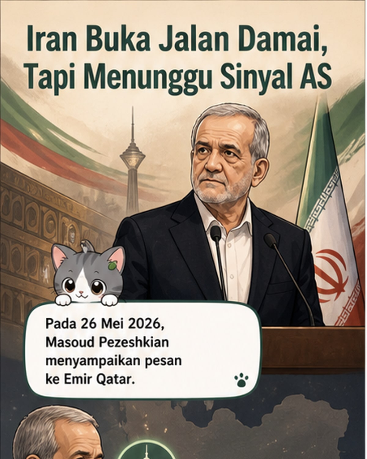 Iran Siap Akhiri Ketegangan Timur Tengah