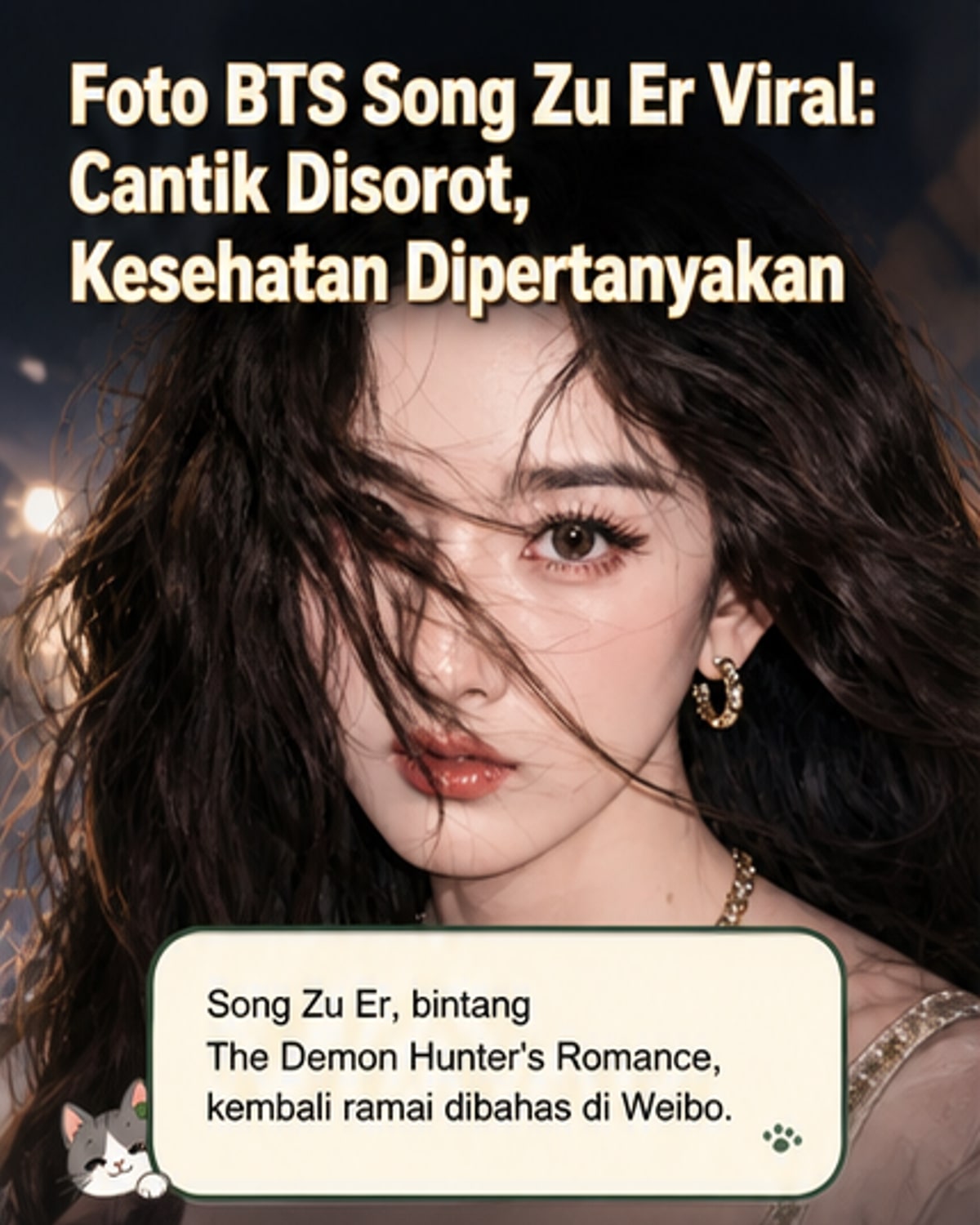 Kaki kurus Song Zu Er picu kekhawatiran