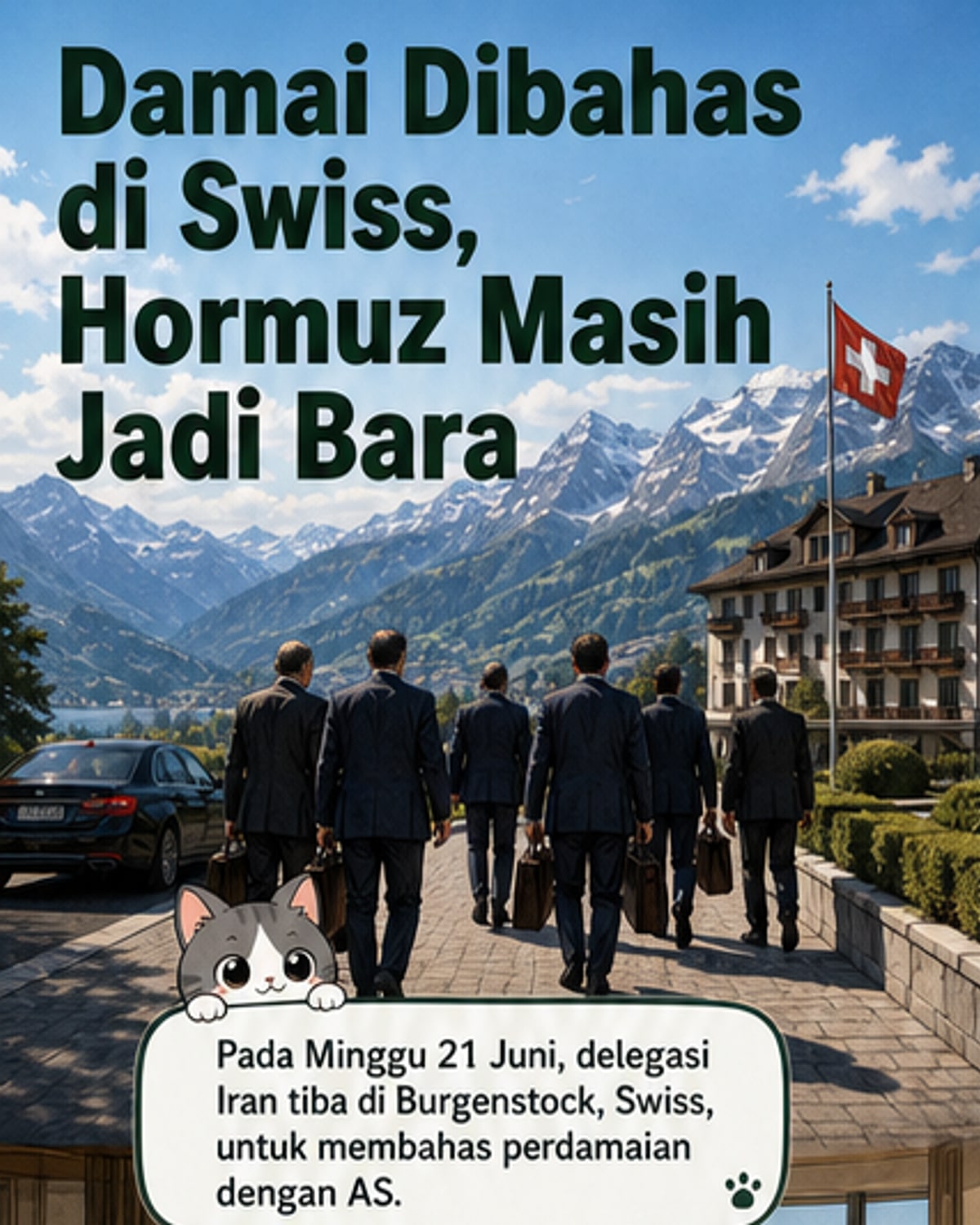 Iran-AS Bahas Damai di Swiss