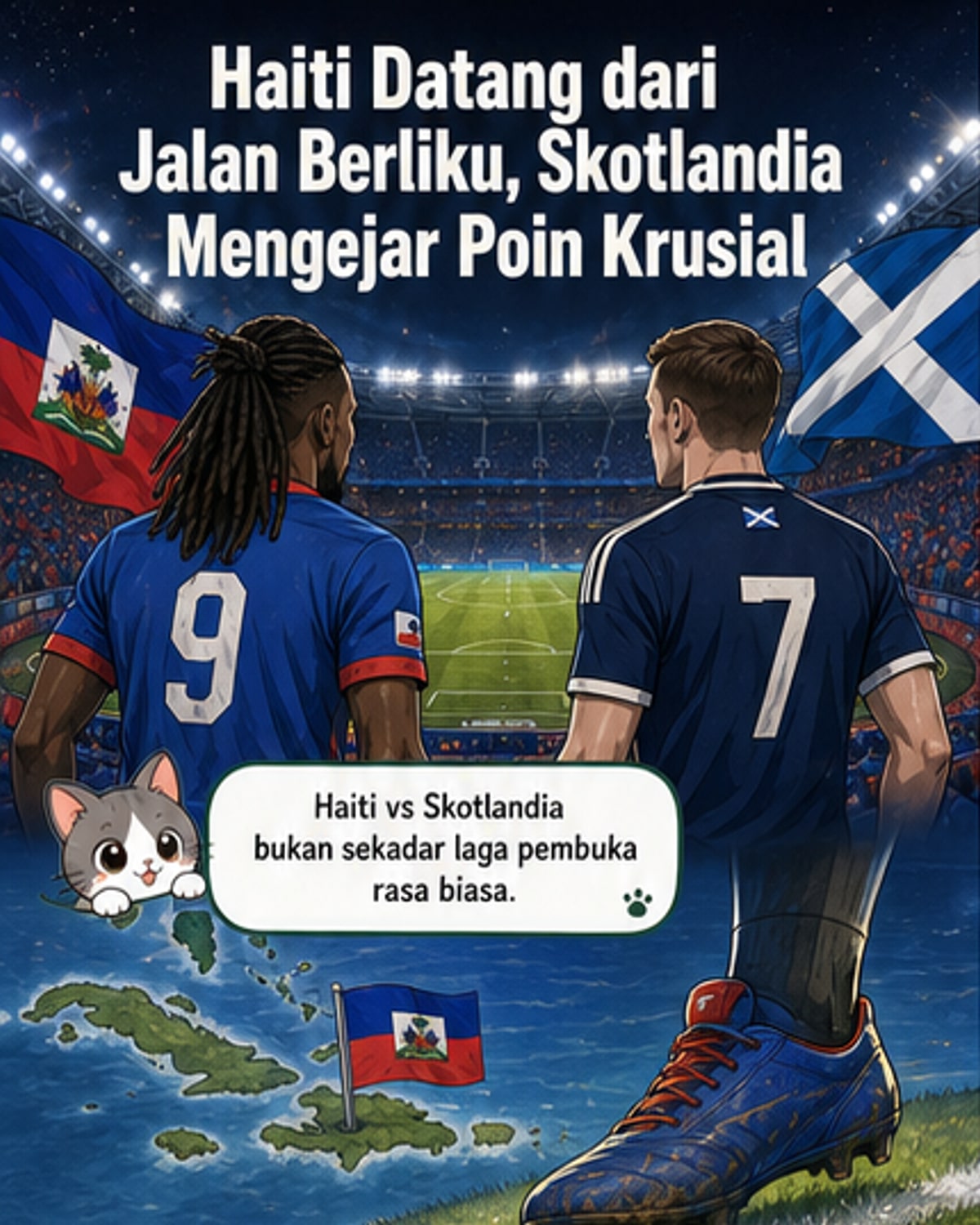 Haiti vs Skotlandia: Mimpi di Atas Tanah Asing