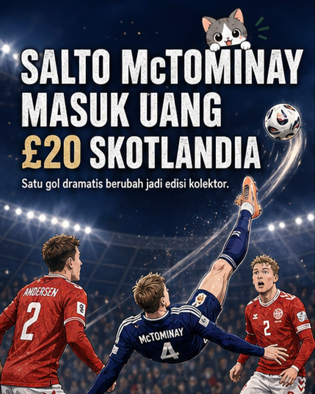 Salto McTominay di Uang Kertas Skotlandia