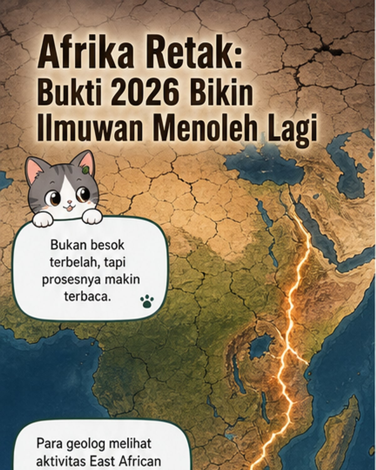 Afrika Terbelah Jadi Dua Bagian