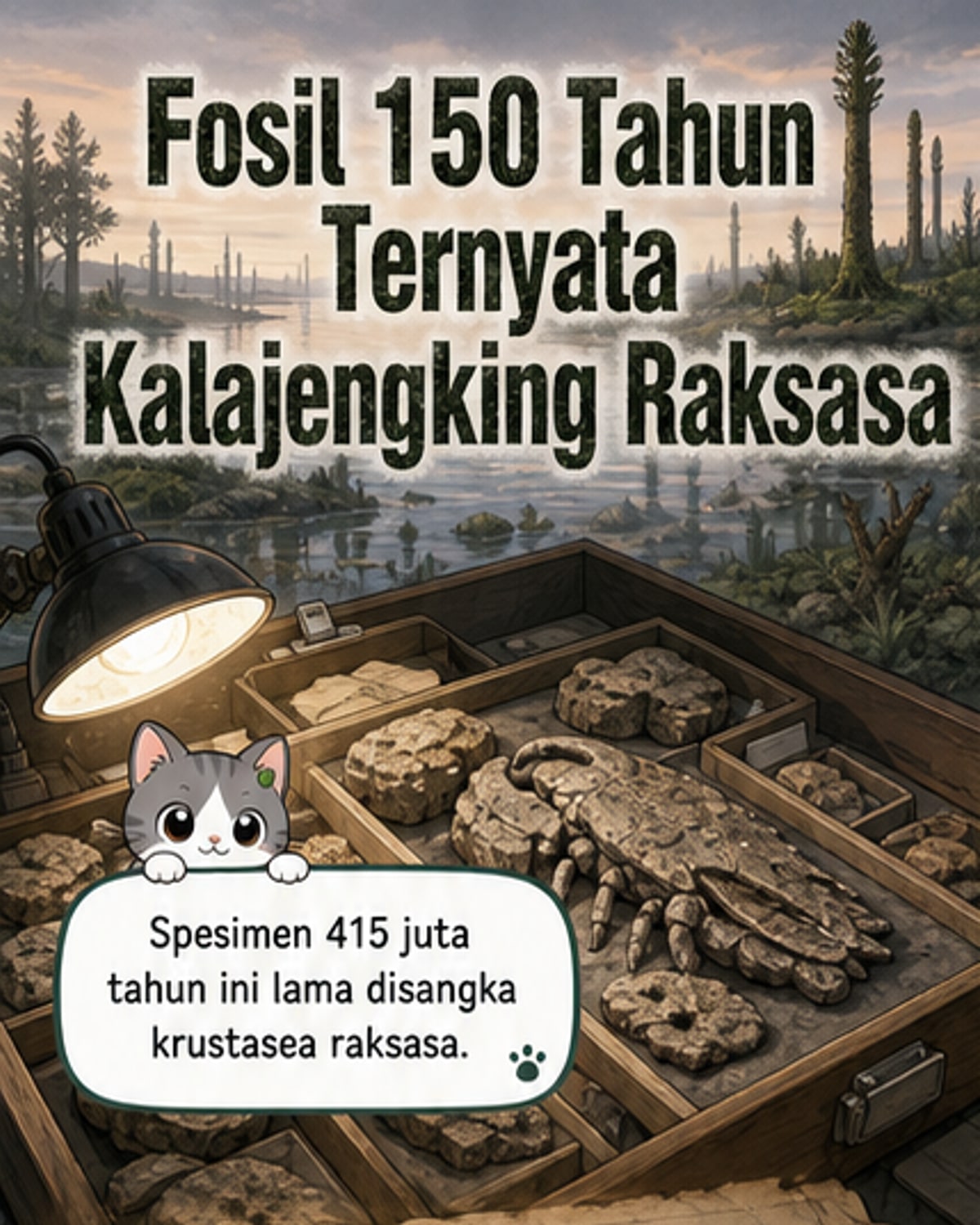 Kalajengking terbesar sepanjang masa ditemukan
