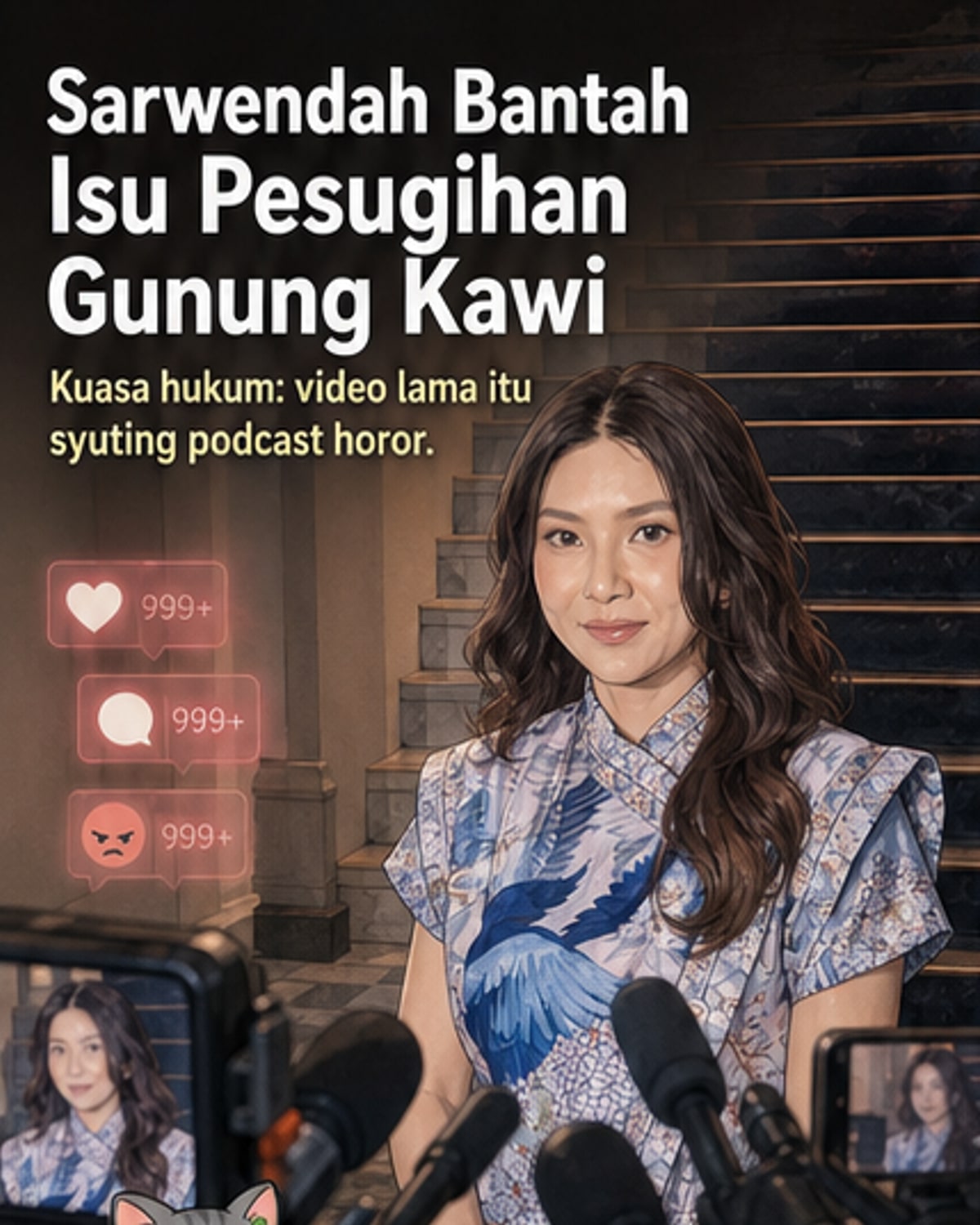 Sarwendah Bantah Isu Pesugihan di Gunung Kawi