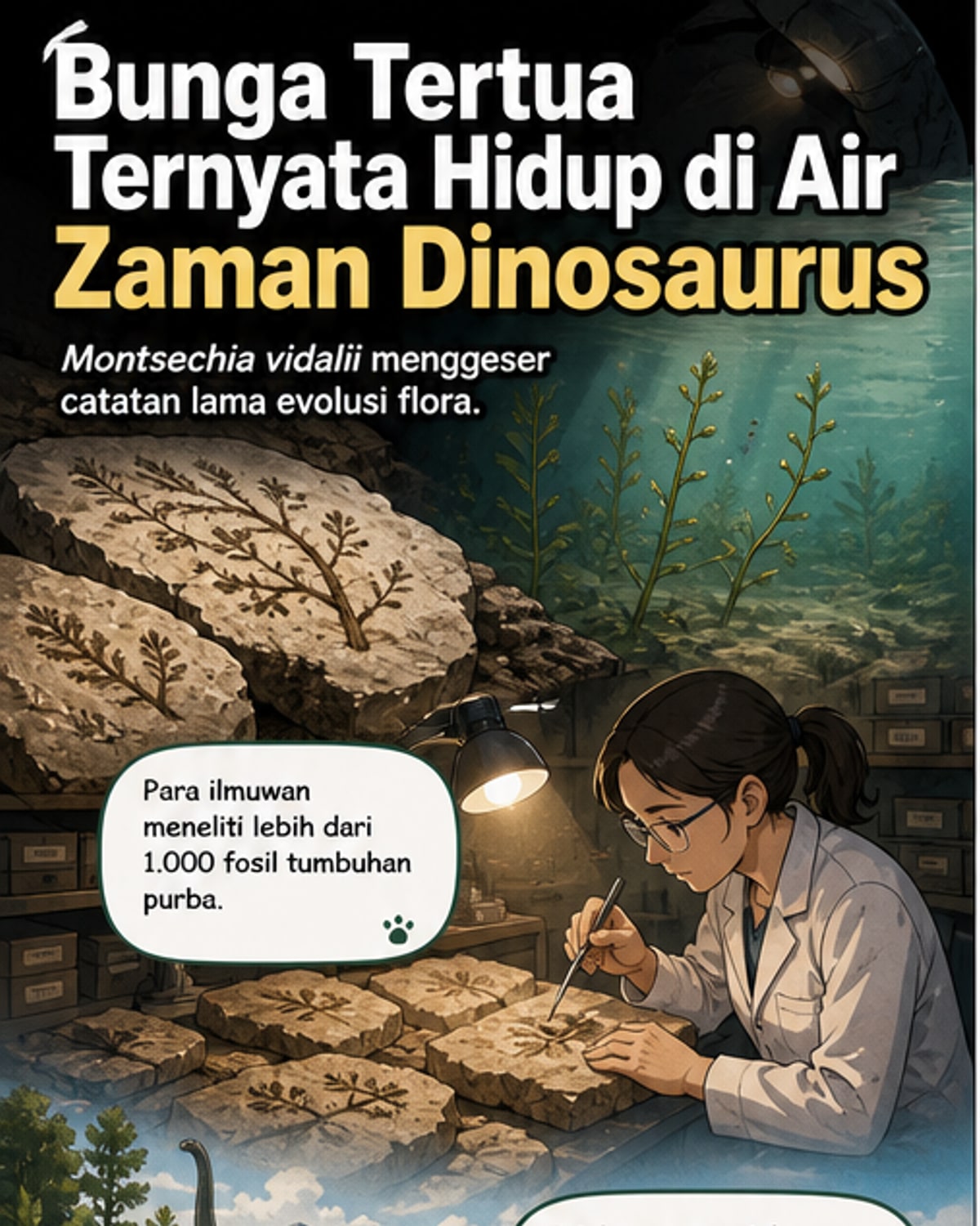Bunga Tertua di Dunia dari Zaman Dinosaurus