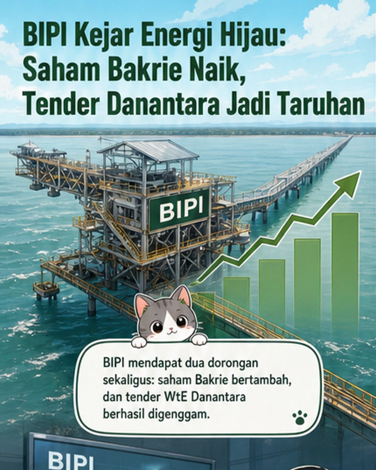 BIPI Diversifikasi ke Energi Hijau
