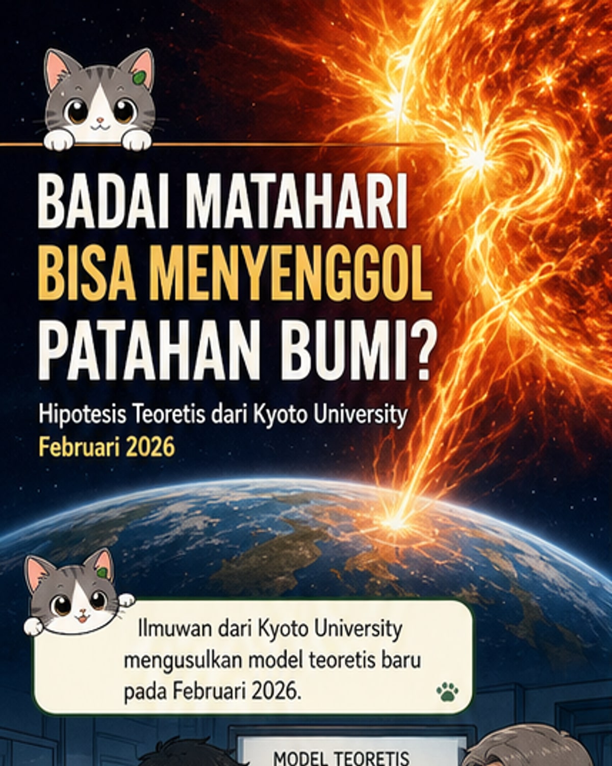 Badai Matahari Picu Gempa? Ilmuwan Ajukan Teori Baru