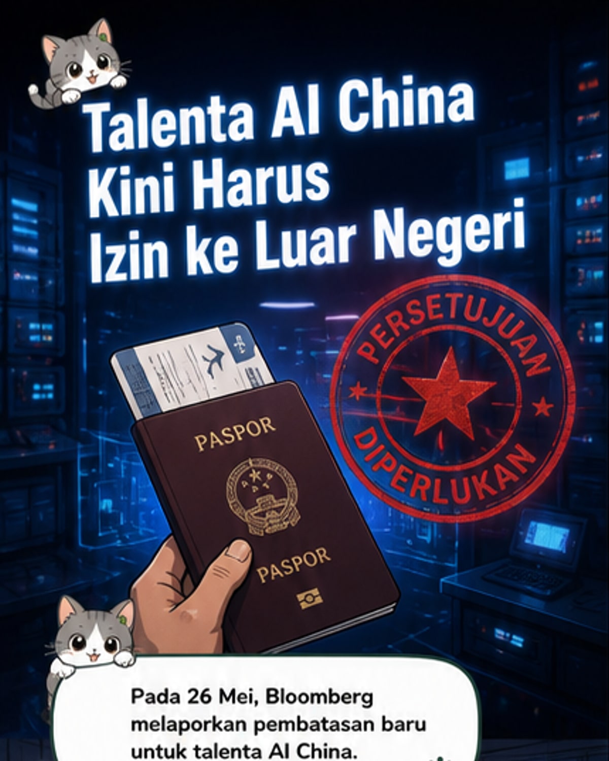 China Tahan Peneliti AI di Dalam Negeri
