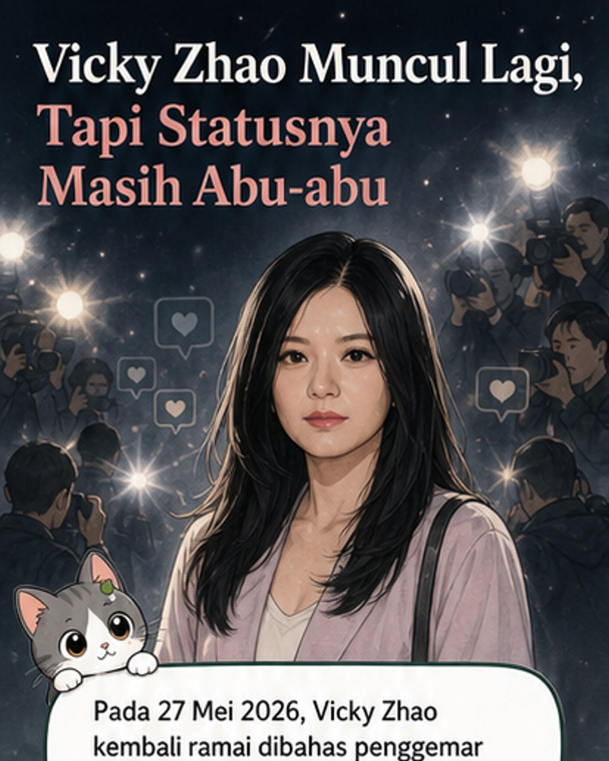 Vicky Zhao Muncul Lagi Setelah 5 Tahun