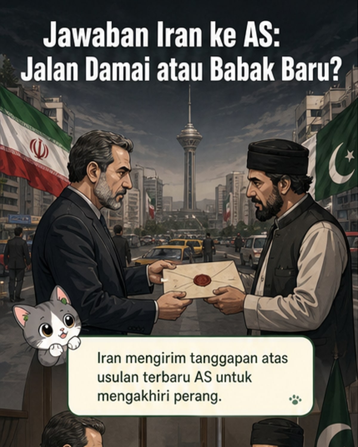 Iran Kirim Tanggapan ke Pakistan atas Usulan AS