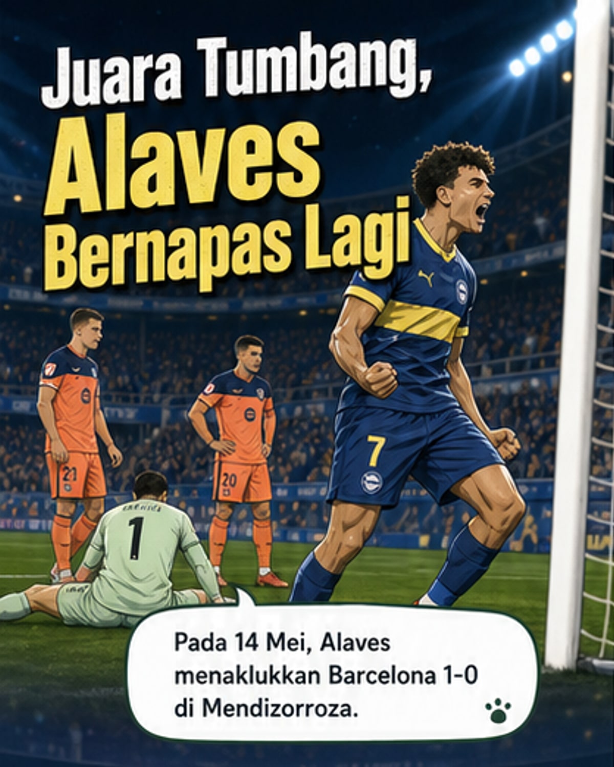 Alavés Kalahkan Barcelona 1-0
