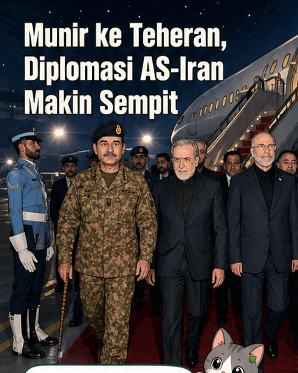 Pemimpin Militer Pakistan ke Iran, Cari Jalan Damai Timur Tengah