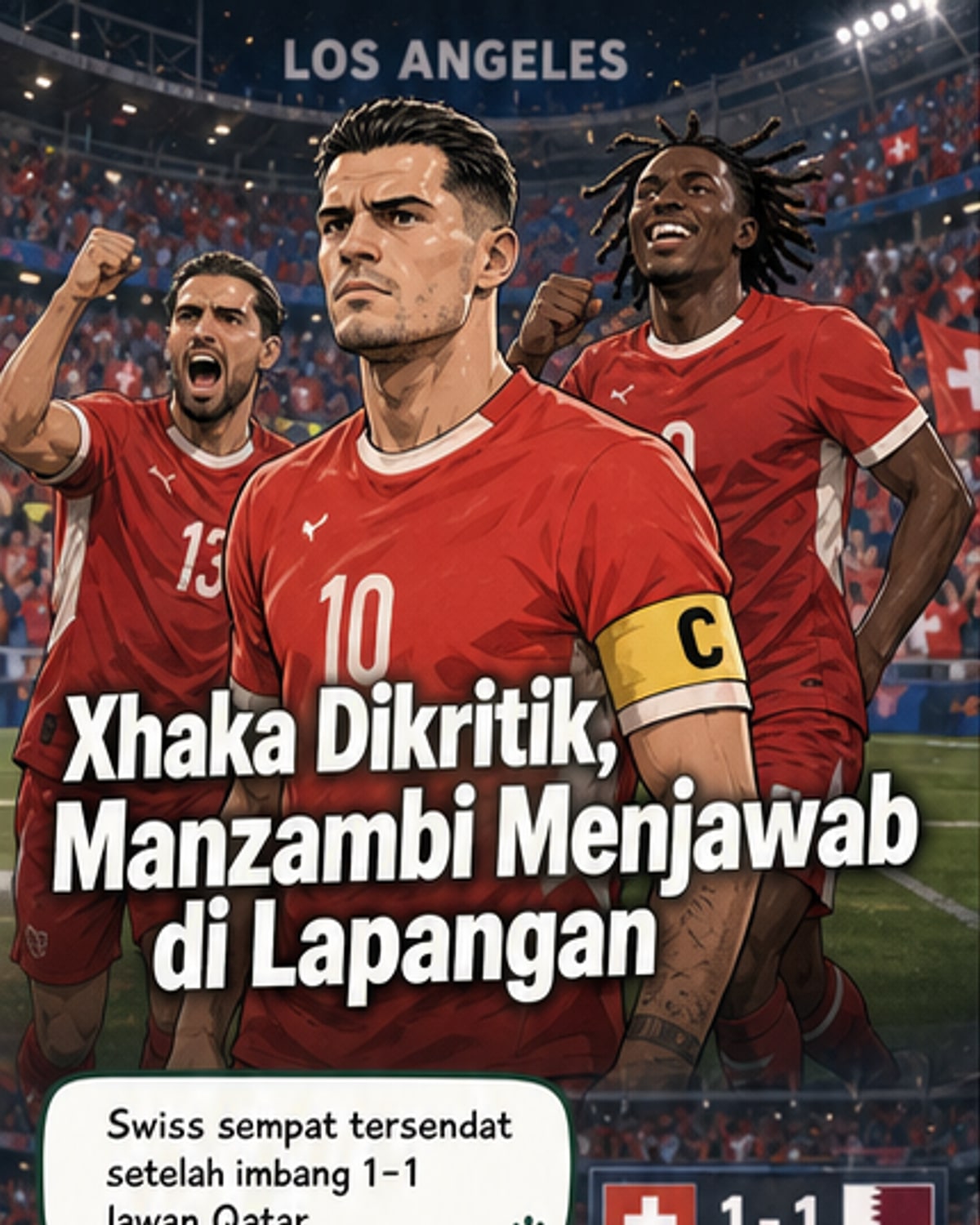 Xhaka & Manzambi Balik Kritik Jadi Kemenangan