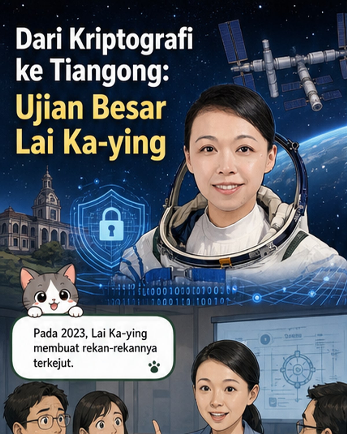 Dokter kriptografi jadi astronot